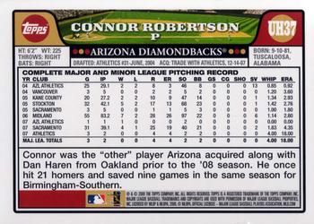 2008 Topps Updates & Highlights #UH37 Connor Robertson Back