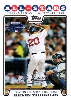 2008 Topps Updates & Highlights #UH46 Kevin Youkilis Front
