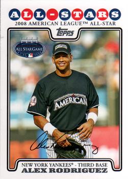 2008 Topps Updates & Highlights #UH65 Alex Rodriguez Front