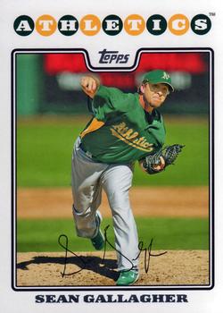 2008 Topps Updates & Highlights #UH97 Sean Gallagher Front