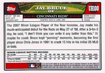2008 Topps Updates & Highlights #UH100 Jay Bruce Back