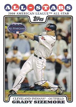 2008 Topps Updates & Highlights #UH233 Grady Sizemore Front