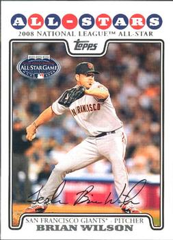 2008 Topps Updates & Highlights #UH262 Brian Wilson Front