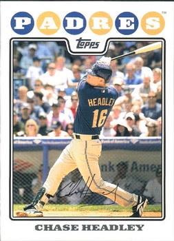 2008 Topps Updates & Highlights #UH287 Chase Headley Front