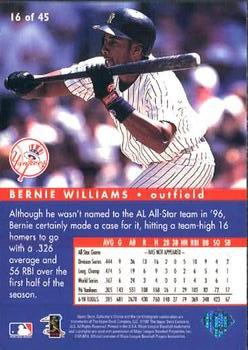 1997 Collector's Choice - All-Star Connection #16 Bernie Williams Back