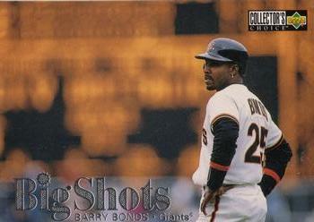 1997 Collector's Choice - Big Shots #14 Barry Bonds Front