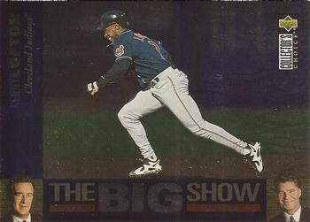 1997 Collector's Choice - The Big Show #18 Kenny Lofton Front