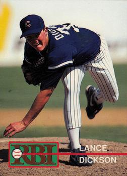 1992 RBI Magazine Cactus League #C2 Lance Dickson Front