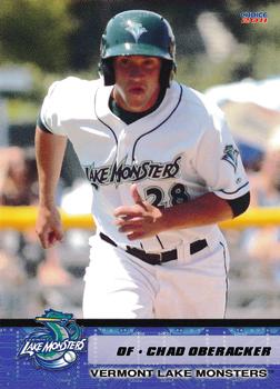 2011 Choice Vermont Lake Monsters #27 Chad Oberacker Front