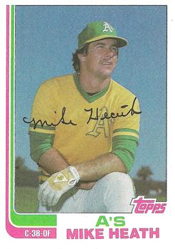 1982 Topps #318 Mike Heath Front