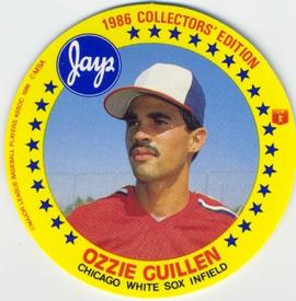 1986 Jays Discs #NNO Ozzie Guillen Front