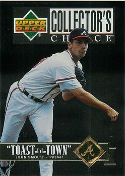 1997 Collector's Choice - Toast of the Town #T4 John Smoltz Front