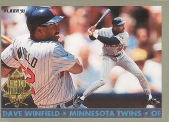 1993 Fleer Final Edition - Diamond Tribute #9 Dave Winfield Front