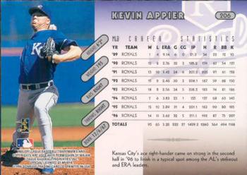 1997 Donruss #206 Kevin Appier Back