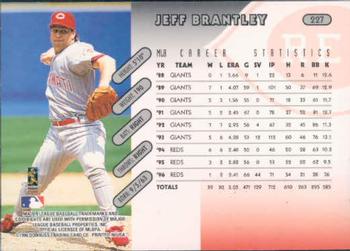 1997 Donruss #227 Jeff Brantley Back