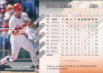 1997 Donruss #24 Todd Zeile Back