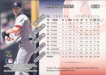 1997 Donruss #40 Andy Benes Back