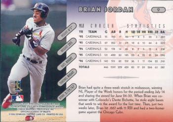 1997 Donruss #9 Brian Jordan Back