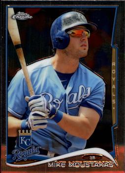 2014 Topps Chrome #39 Mike Moustakas Front