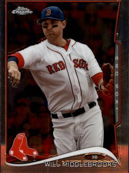 2014 Topps Chrome #47 Will Middlebrooks Front