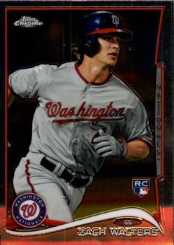 2014 Topps Chrome #62 Zach Walters Front