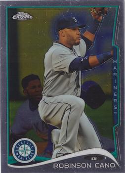 2014 Topps Chrome #116 Robinson Cano Front