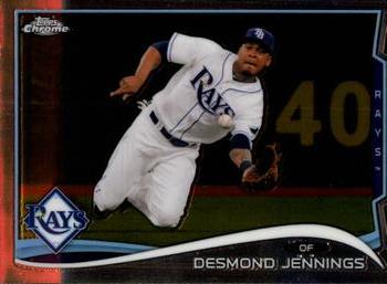 2014 Topps Chrome #131 Desmond Jennings Front