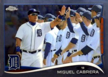2014 Topps Chrome #220 Miguel Cabrera Front