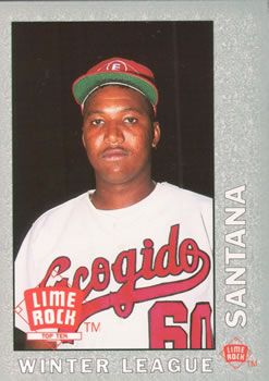 1993 Lime Rock Dominican Winter League - Diamond Stars #148 Ruben Santana Front