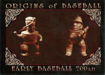 1994 American Archives Origins of Baseball #4 Early Baseball 700 AD Front