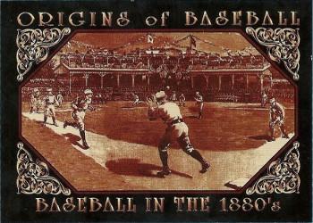 1994 American Archives Origins of Baseball #38 Baseball in the 1880's Front
