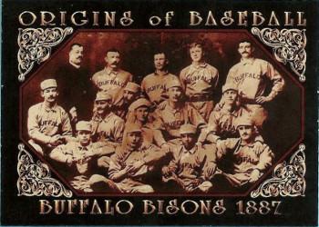 1994 American Archives Origins of Baseball #49 Buffalo Bisons 1887 Front