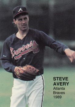 1989 Rookies Superstars (unlicensed) #16 Steve Avery Front