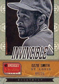 2013 Panini America's Pastime - Invincible Gold #I7 Ozzie Smith Front