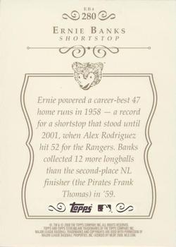 2008 Topps Sterling #280 Ernie Banks Back