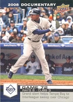 2008 Upper Deck Documentary #2362 Carl Crawford Front