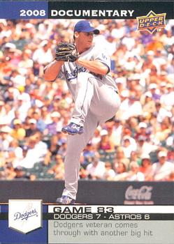 2008 Upper Deck Documentary #2543 Chad Billingsley Front