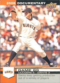 2008 Upper Deck Documentary #2639 Barry Zito Front