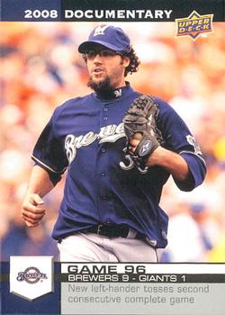 2008 Upper Deck Documentary #2856 Eric Gagne Front