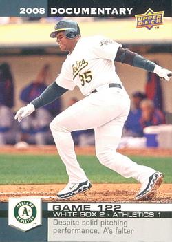 2008 Upper Deck Documentary #3688 Frank Thomas Front