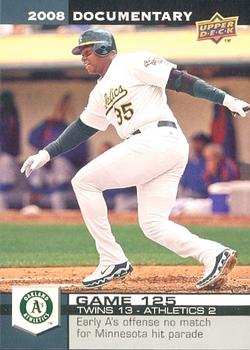 2008 Upper Deck Documentary #3778 Frank Thomas Front