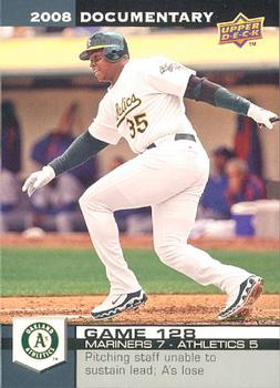 2008 Upper Deck Documentary #3868 Frank Thomas Front