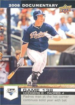 2008 Upper Deck Documentary #4148 Chase Headley Front