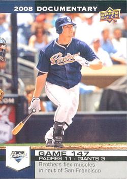 2008 Upper Deck Documentary #4418 Chase Headley Front