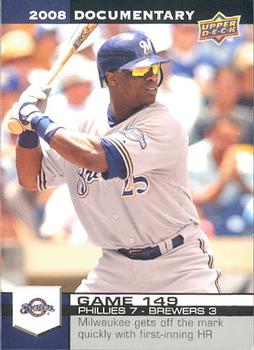 2008 Upper Deck Documentary #4486 Mike Cameron Front