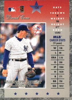 1997 Donruss Elite #124 David Cone Back