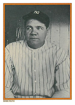 1985 Topps Circle K All Time Home Run Kings #2 Babe Ruth Front