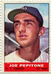 1964 Bazooka Stamps #NNO Joe Pepitone Front