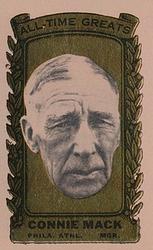 1963 Bazooka All-Time Greats #18 Connie Mack    Front