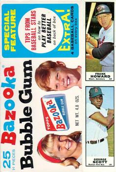 1968 Bazooka - Bazooka Panels #7 Bill Mazeroski / Jim Bunning / Frank Howard / John Roseboro / George Scott Front
